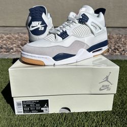 Nike Air Jordan 4 Retro SB Navy NEW/RECEIPT SIZE: 11 $380 FIRM FIRM ONLY!! NO TRADES!