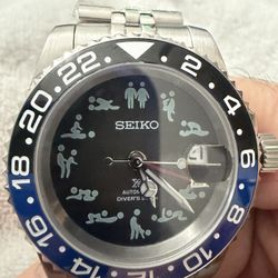 Kama Sutra customized divers watch GMT