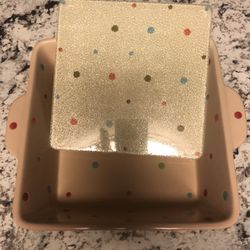 Temptations 8x8 Baking Dish & Wire Rack