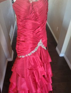 Size 2 Red Formal Dress