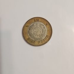 Diez Pesos Coin. 