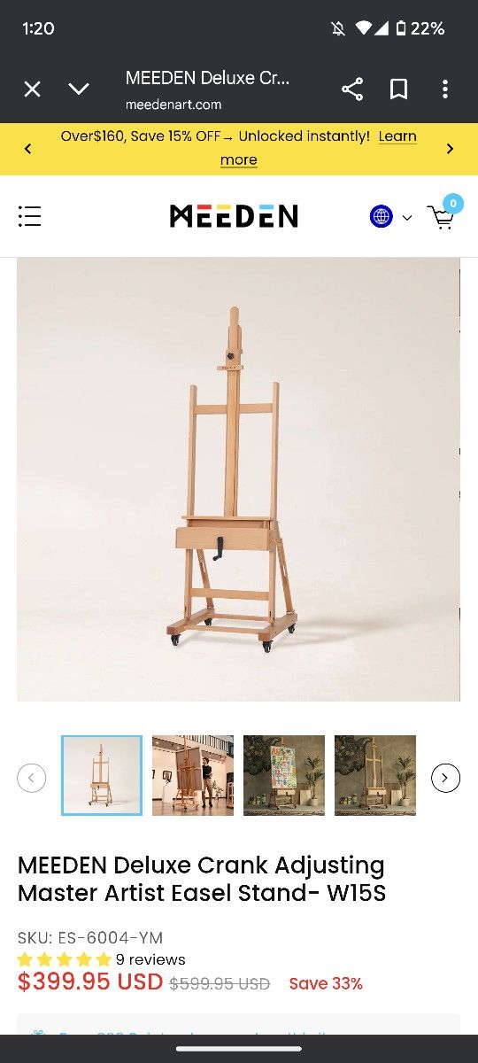 USED giant Easel
