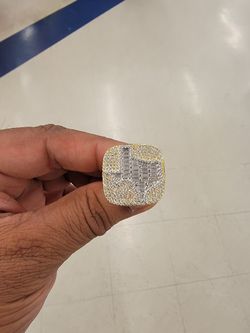 iced out cz ring