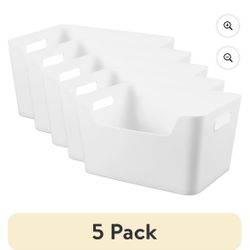 Storage Organizer Bins Containers 5 Included In Bundle See Description 