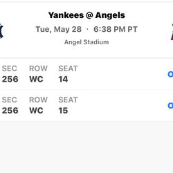 Angels Versus Yankees