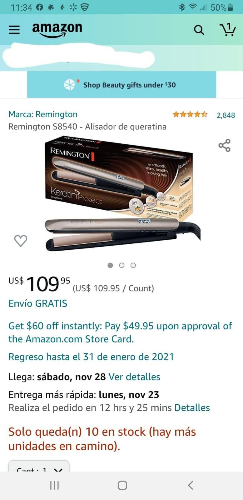 New Nice Christmas gift Remignton Straightener