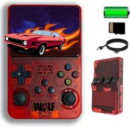 R36S Portable Video Game System - RED