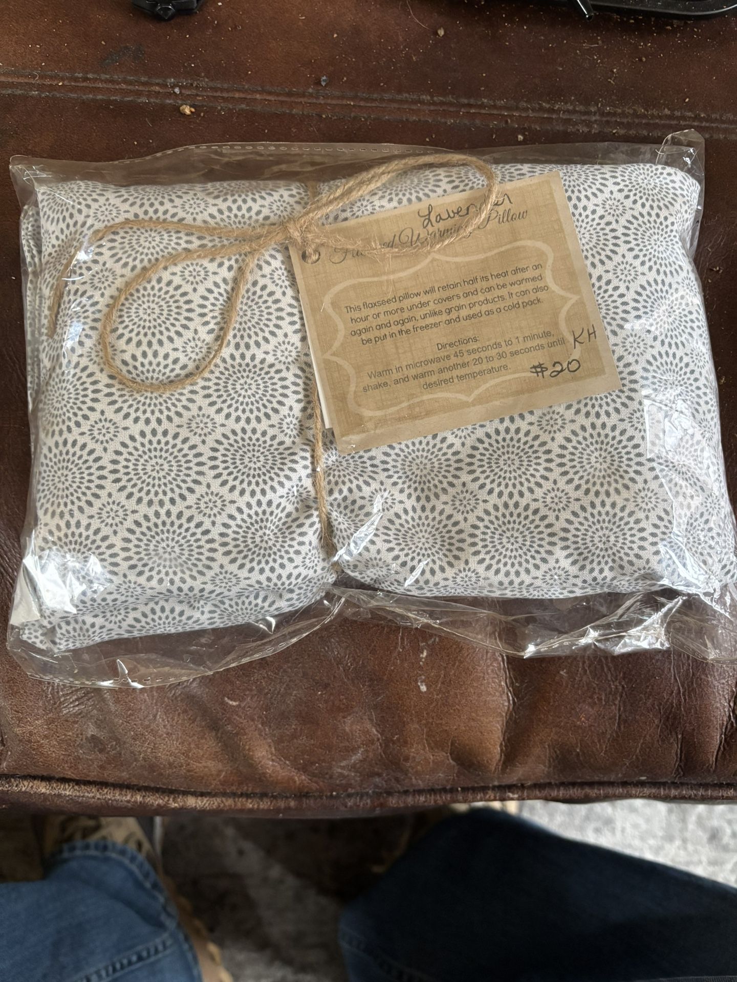 Flaxseed Warming Pillow Lavender Scented Brand New