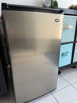 Sanyo Stainless Steel Mini Fridge