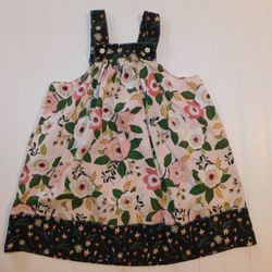 Nikkiloo Designs Girls 2T-3T Jumper Dress Floral Outfit Handmade