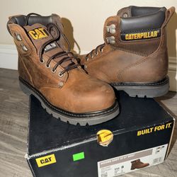 Caterpillar “Second Shift” Work Boots- Size 8 Steel Toe