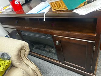 TV stand with Fire place