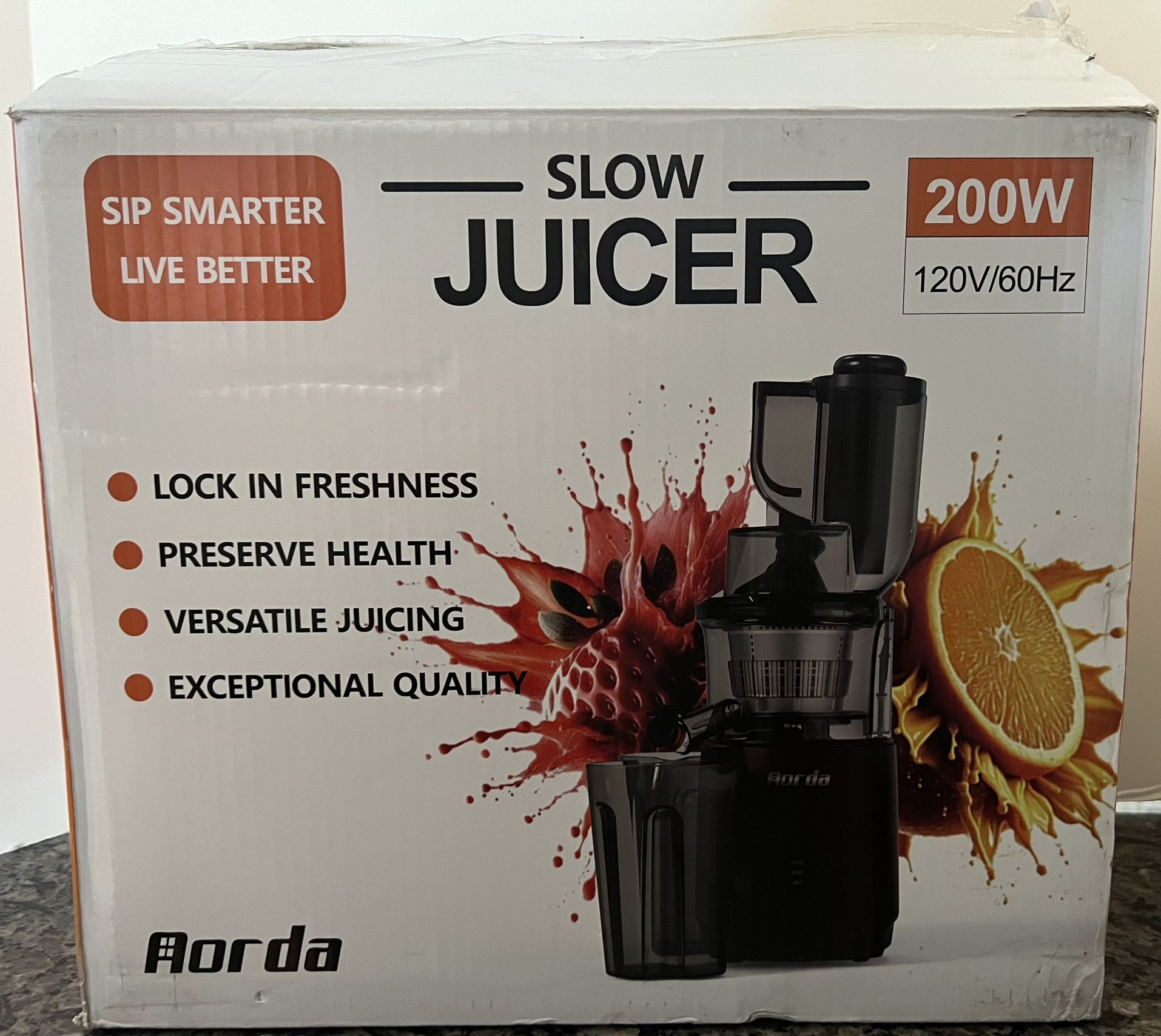 New Aorda Slow Juicer 200 Watt Machine