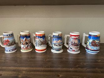 Budweiser Holiday Stein Collection