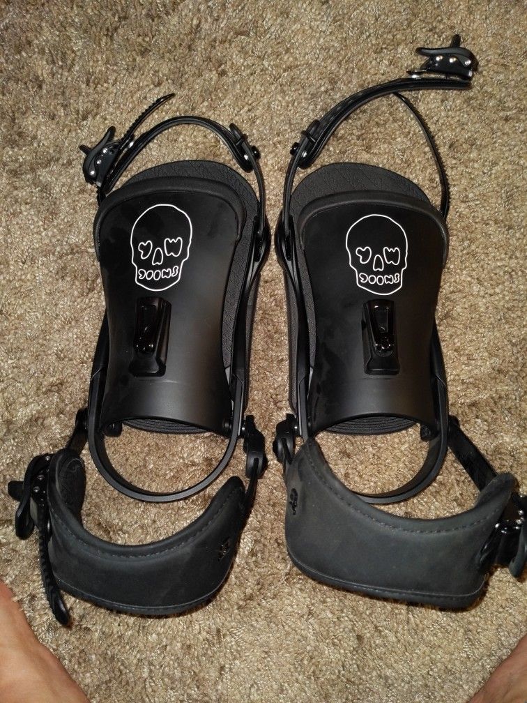 Rare union contact yawgoons custom house snowboard bindings