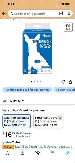 Puppy pads new in box 100 count