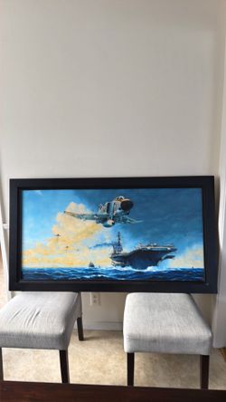 Jet Canvas Painting