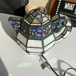 Stained Glass Lamp 2- Small Stained Glass Hanging Large Hanging All 160