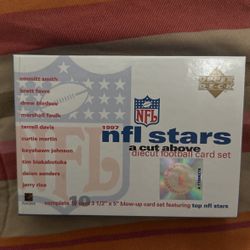 ORIGINAL 1997 Upper Deck Large Die Cut Football Cards COMPLETE SET