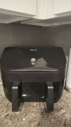 Air fryer, dual basket, black