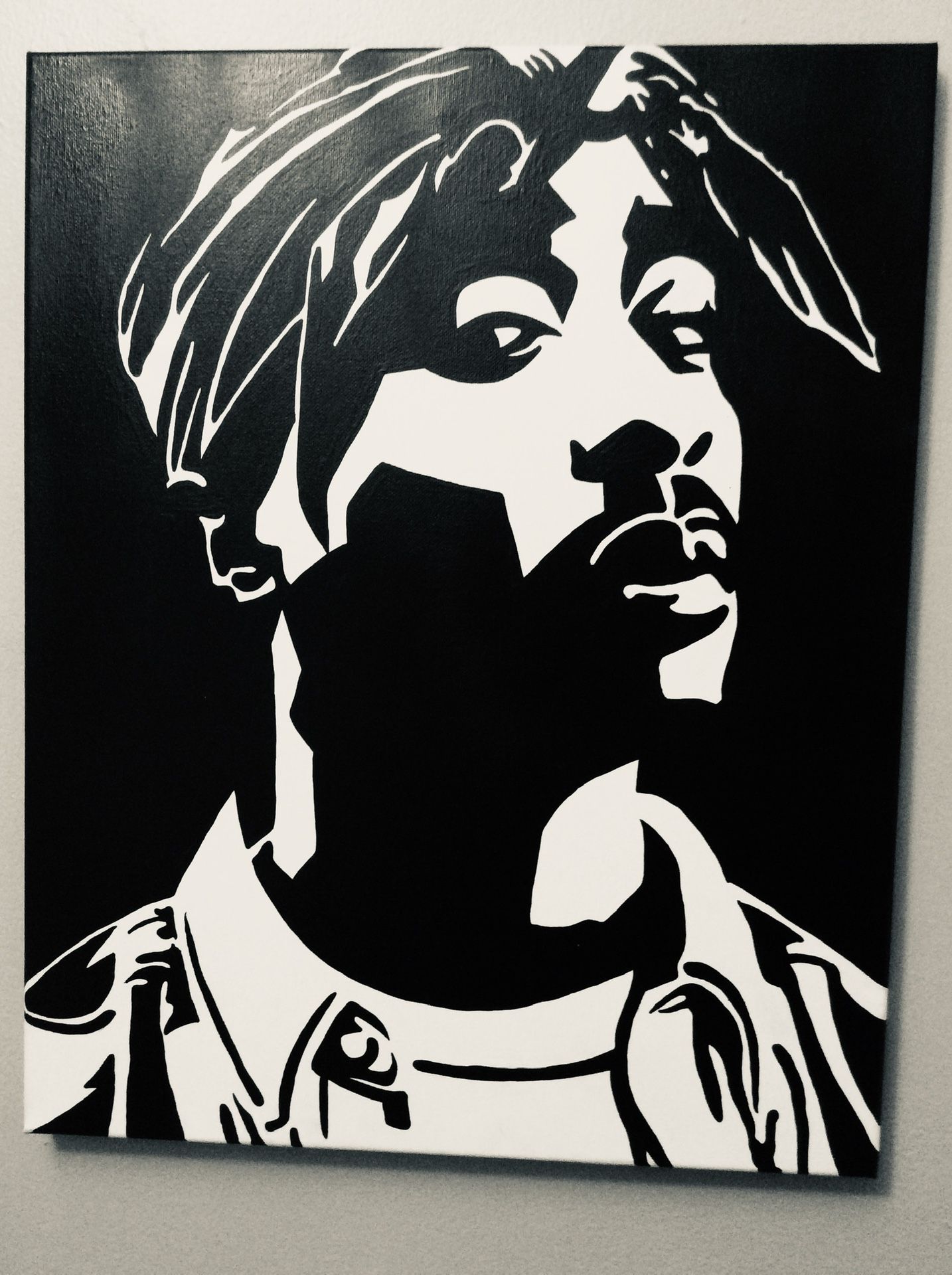 Tupac 16x20 inches Hand Painted canvas