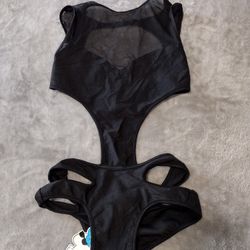 iHeartRaves Black Bodysuit