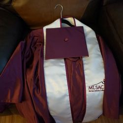 Graduation Cap Gown and Stole