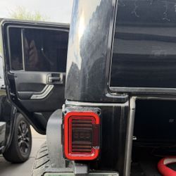 Jeep Wrangler Tail Lights Fits 2011 To 2018 Models 