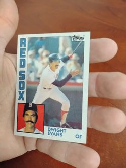 Vintage Dwight Evans Red sox card
