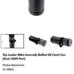 Motion Raceworks Catchcan 