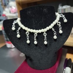 1 Piece Pearl Tassel Anklet