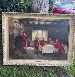 F.M. Bennett”Hunt Breakfast” Framed Art