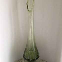 Tall Fenton Valencia Swung Vase