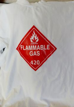 Flammable Gas Weed T-shirt 