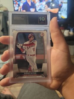 2023 bowmen shohei ohtani #51 graded 10