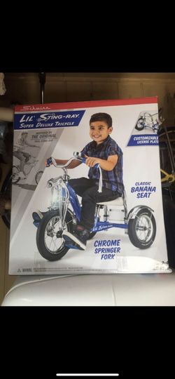 Schwinn lil stingray super deluxe tricycle blue 2025