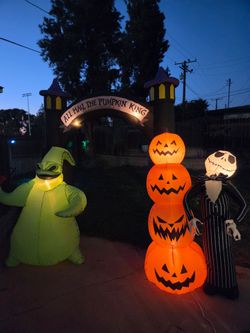 Halloween jack arch inflatable decoration