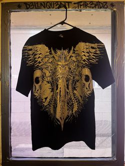 Affliction Haunted Passage Reflective Black T-Shirt