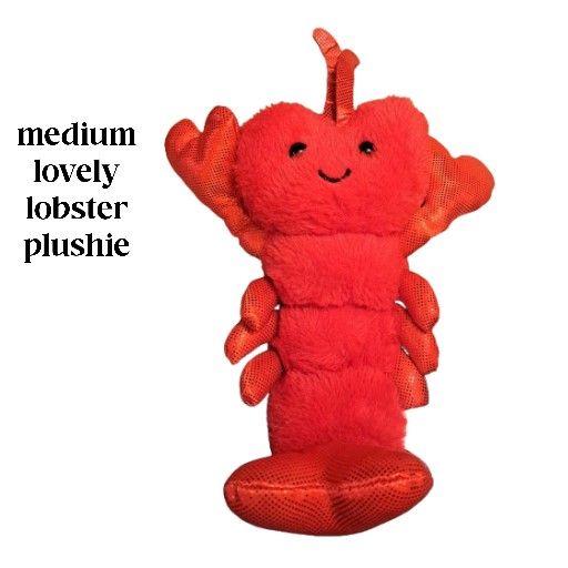 Medium Valentine's Lobster Plushie