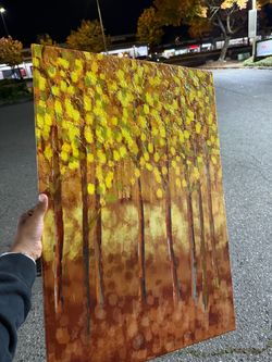 Autumn Forest Canvas Painting