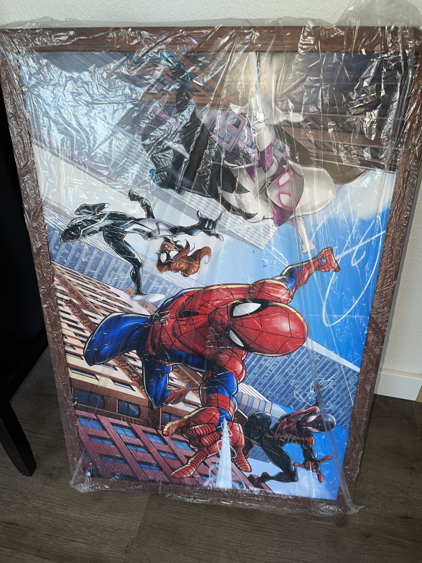 Trends International Marvel Spider Man Framed Wall Poster Print Cos Play Gamer Con Comics Dc Super Heroes Wall Decor Man Cave Boys Room Boys Room 