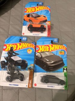 Hot Wheels Tesla 3-Pack Bundle