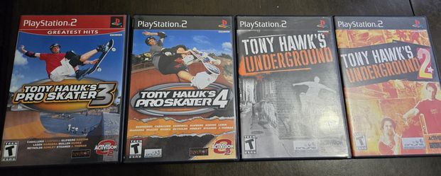 Tony Hawk 3, 4, Underground, Underground 2 (PS2)