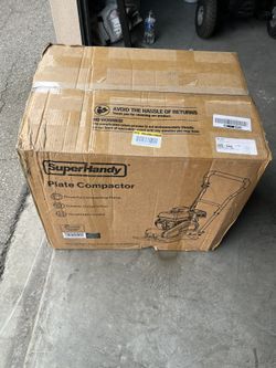 SUPERHANDY 4200 lb. Plate Compactor with 7HP Gas Engine