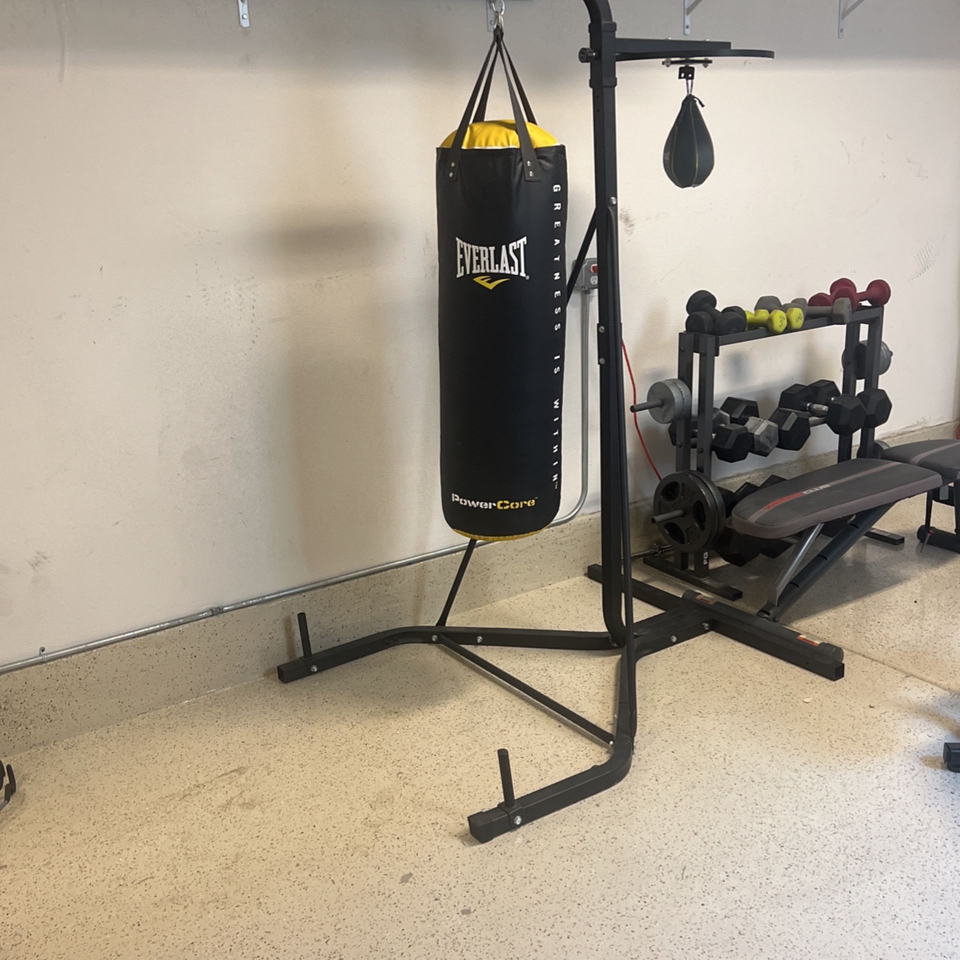 Heavy Bag And Rack