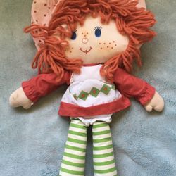 Vintage Strawberry Shortcake Plush Doll