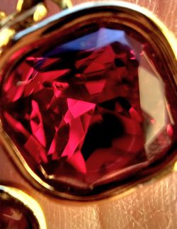 Blood Crystal Earrings 