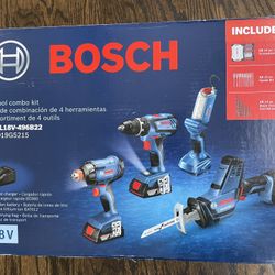 Bosch 4 Piece Power Tool Set