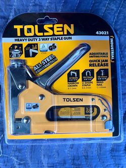 Heavy duty staple gun