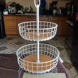White Fruit Bowl